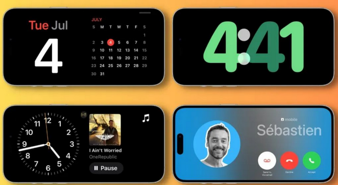 灞桥苹果手机维修分享iOS17横屏充电待机显示有什么好处 