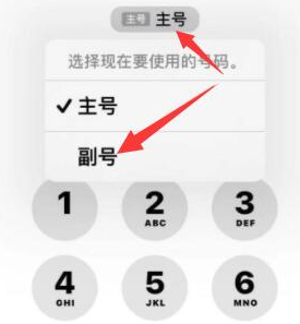 灞桥苹果14维修店分享iPhone 14 Pro Max使用副卡打电话的方法 